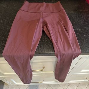 Lululemon Merlot leggings size 4